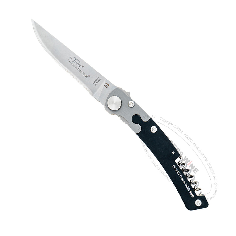 DOZORME | Thiers 折刀開瓶器 | 鋁合金灰黑