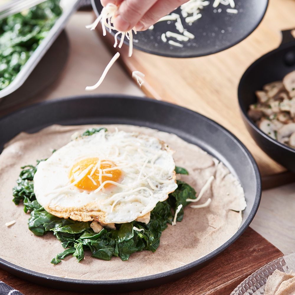 Choc B Bois | 山毛櫸握柄感應爐系列 | 加厚可麗餅易潔鍋(適用IH爐)