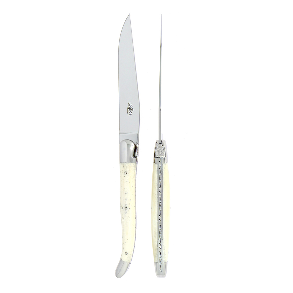 FORGE DE LAGUIOLE | 牛骨握柄牛排刀 (亮面)