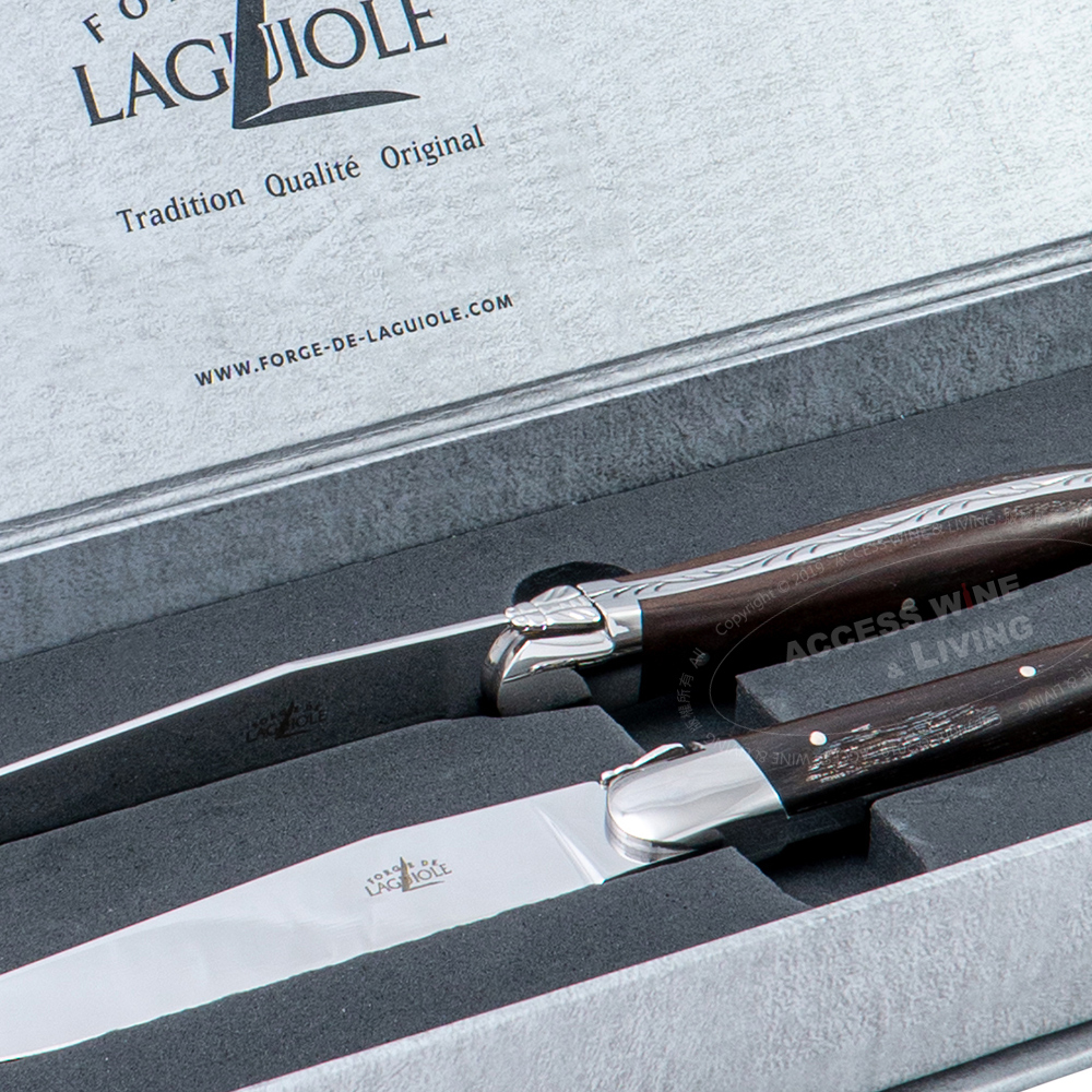 FORGE DE LAGUIOLE| 白蠟木握柄牛排刀  [ 適用洗碗機材質 ]