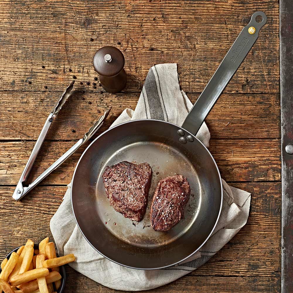 原礦蜂蠟鐵鍋 l 傳統柄平底鍋