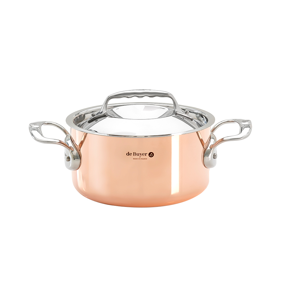 Prima Matera 系列 l 頂級契合不鏽鋼雙耳銅燉鍋 (適用IH感應爐)