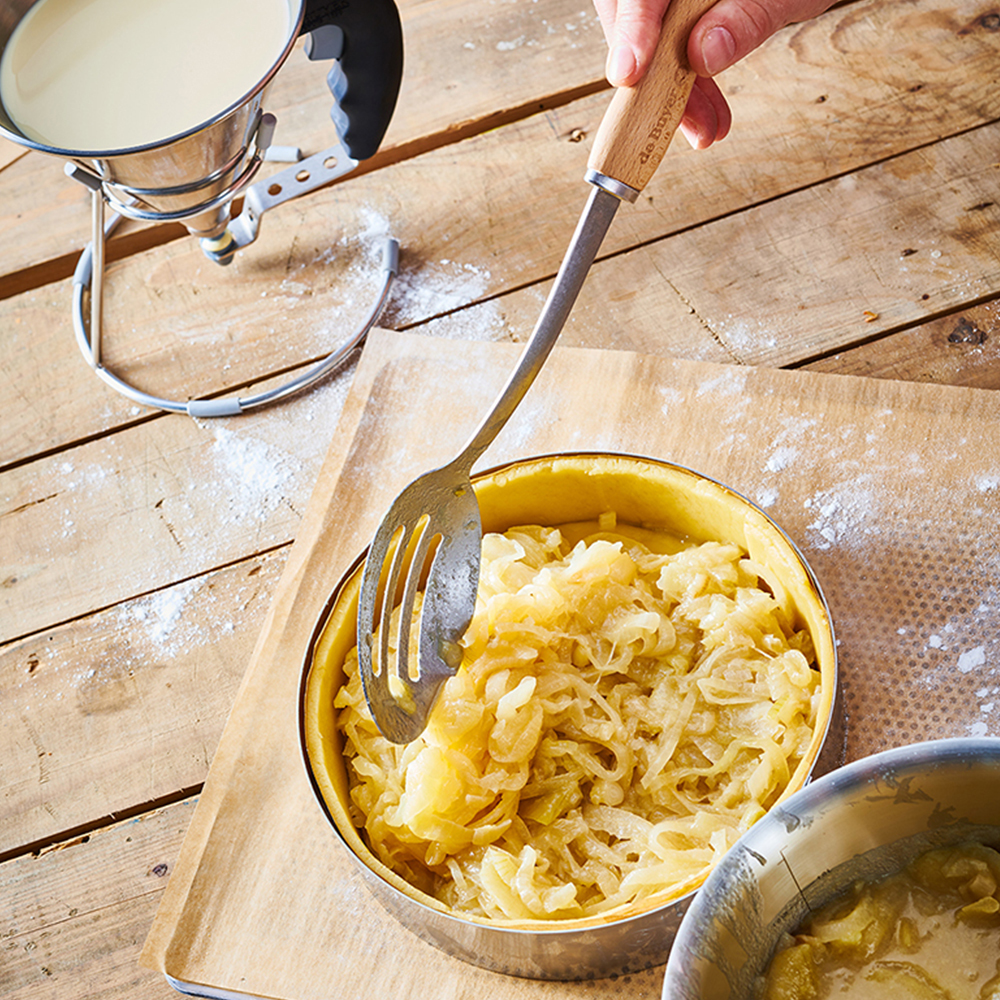 櫸木系列 l 復古風不鏽鋼簍空長匙