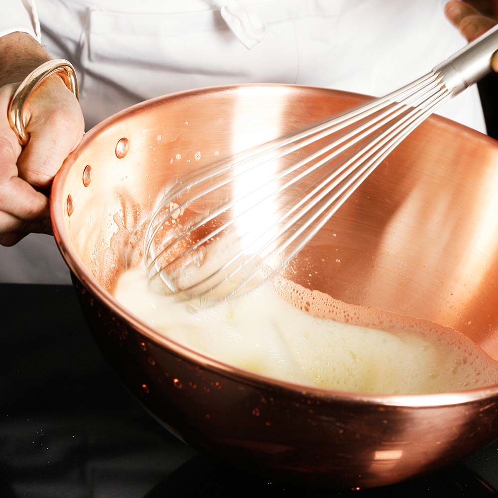 單環蛋白打發銅鍋
