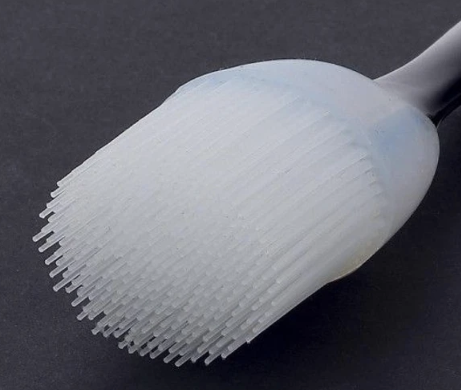 特殊寬厚高彈性矽膠油刷-細密刷毛