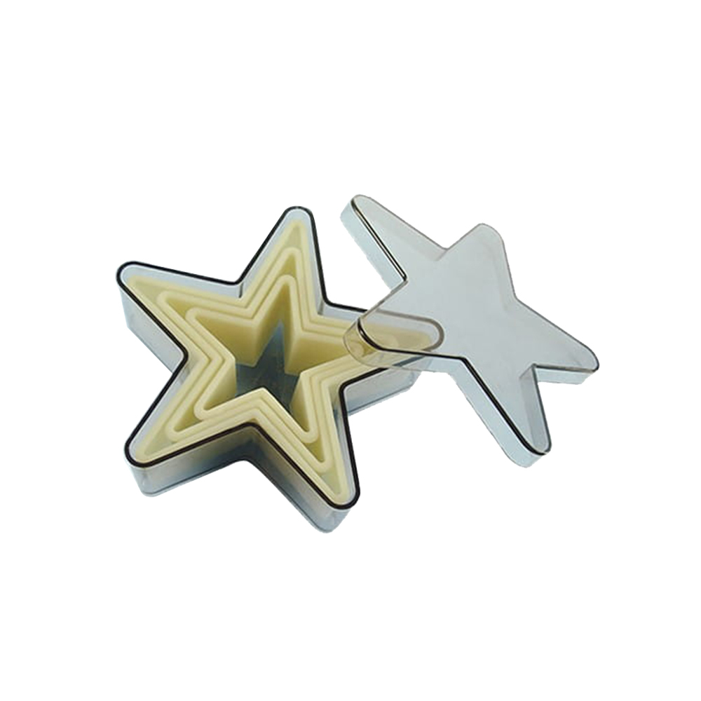 卡特子母壓模系列五角星星-5入組