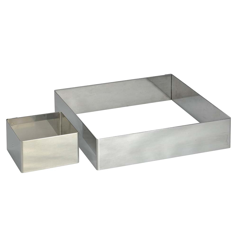 不鏽鋼正方形蛋糕慕斯模