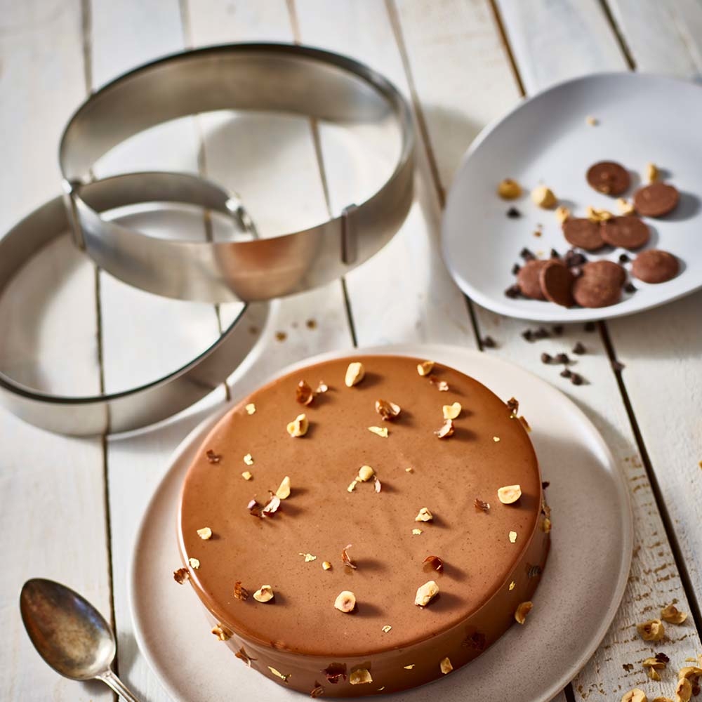 不鏽鋼圓形伸縮蛋糕模