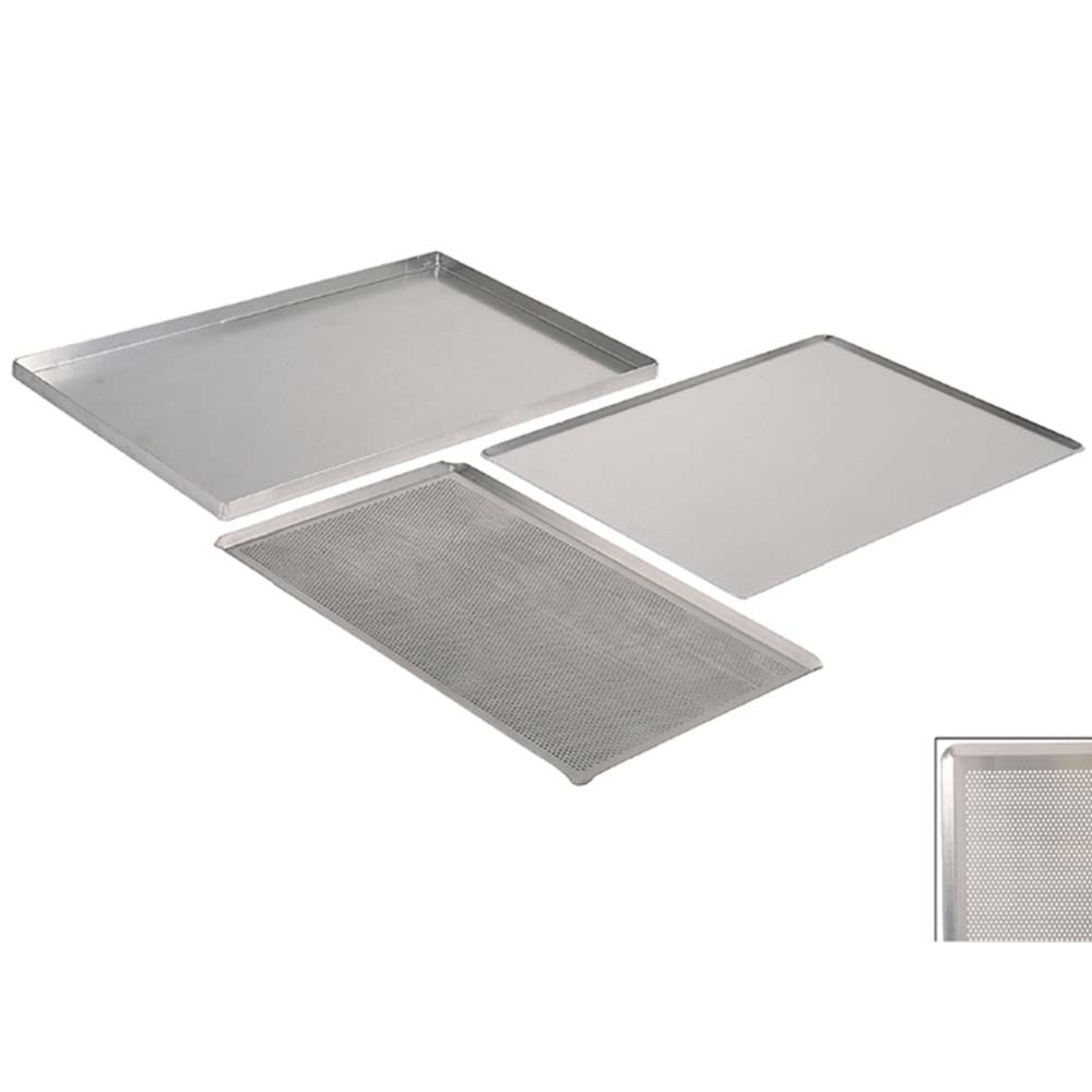 加厚鋁製-長方形直角烤托盤