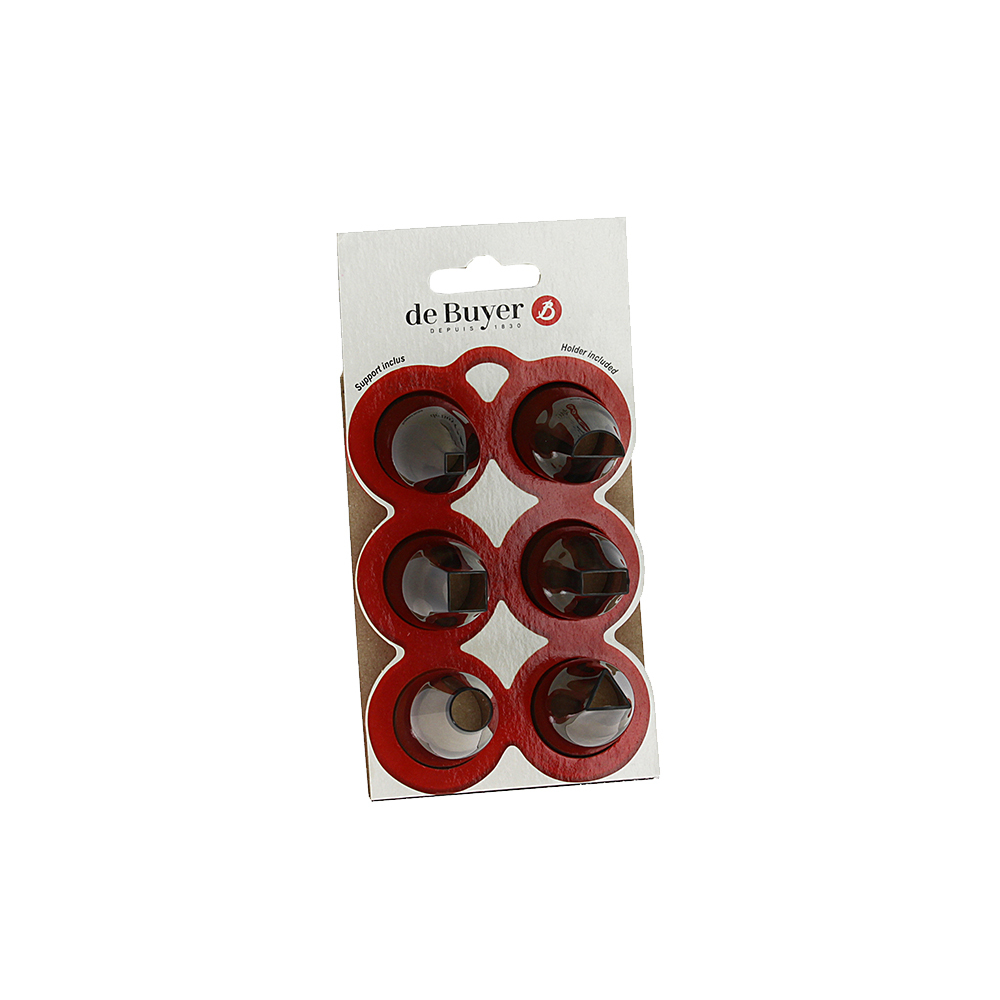 專利幾何擠花嘴組6入