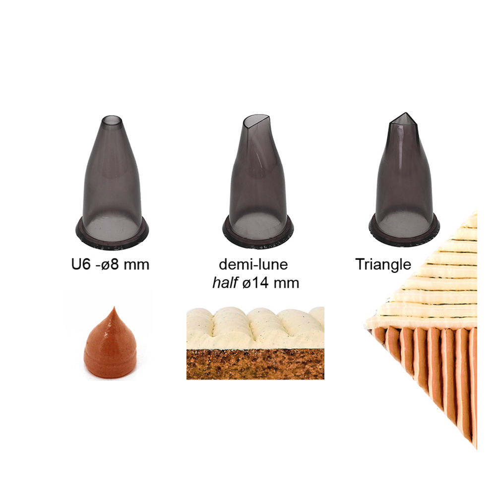 專利幾何擠花嘴組6入