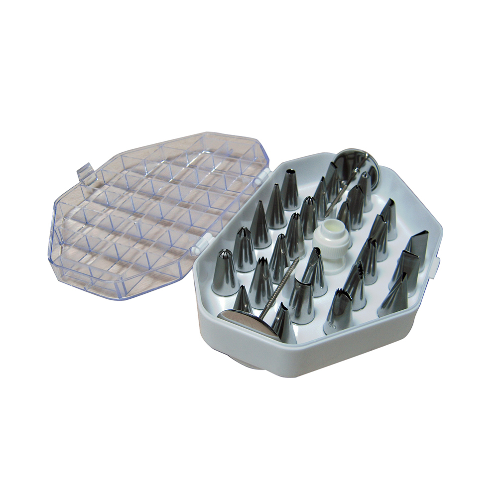 標準不鏽鋼26入裝飾擠花嘴套組