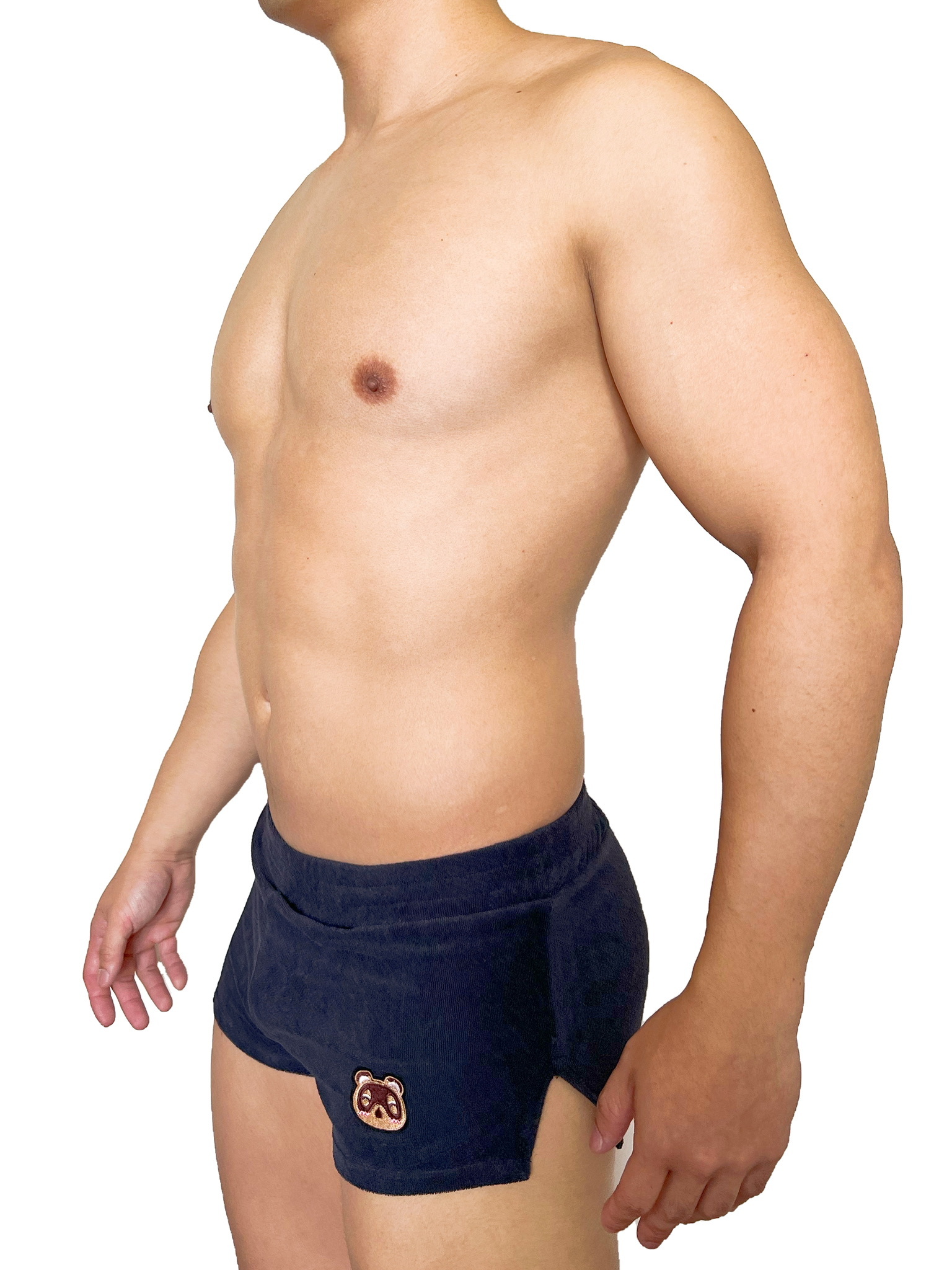 Taoru Icon Boxer 毛巾家居褲 海軍藍