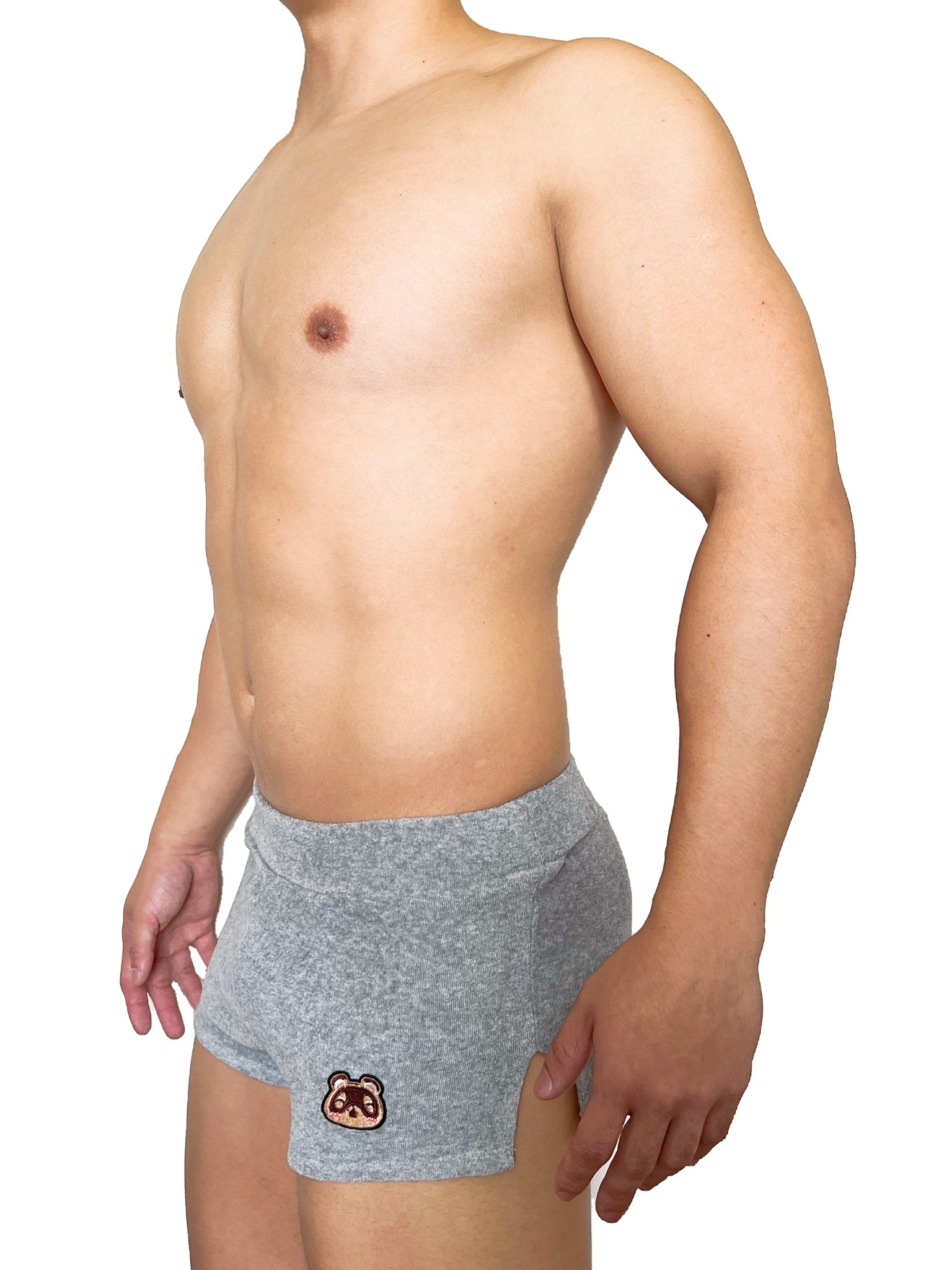 Taoru Icon Boxer 毛巾家居褲 酷灰色