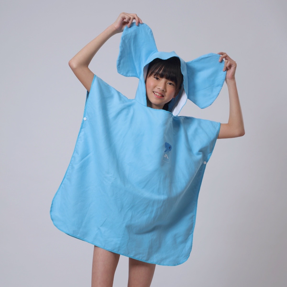 MAR-19704 兒童吸水浴袍 - Blue