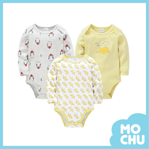 昏倒的小鴨包屁衣三件組