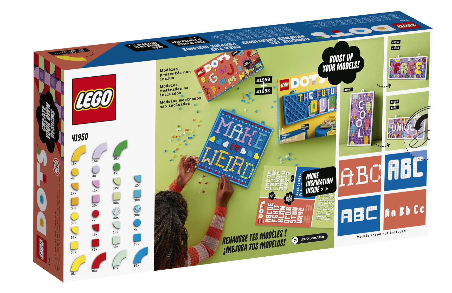 [飛米樂高積木磚賣店] LEGO 41950 DOTS-精彩字母豆豆盒