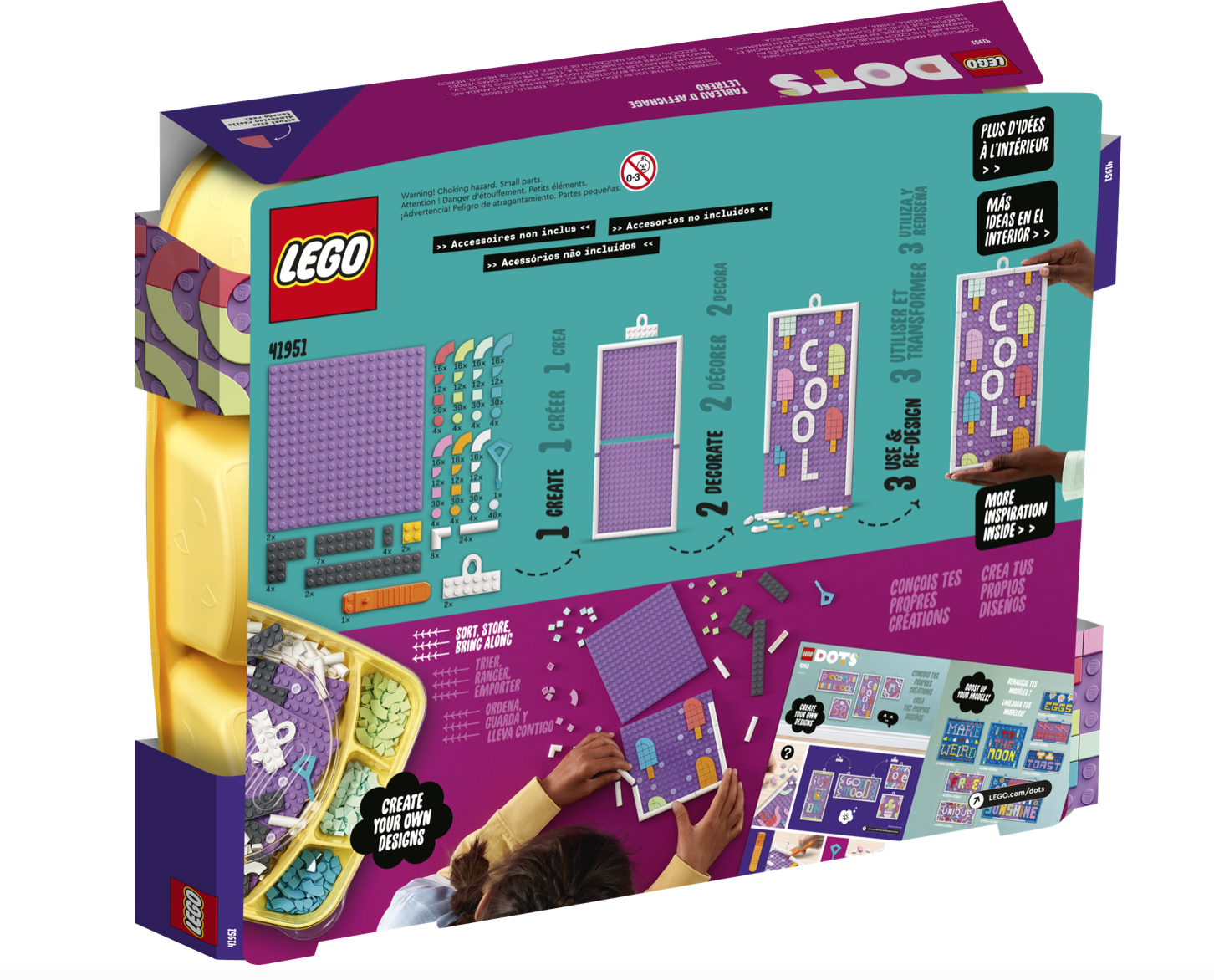 [飛米樂高積木磚賣店] LEGO 41951 DOTS-豆豆留言板