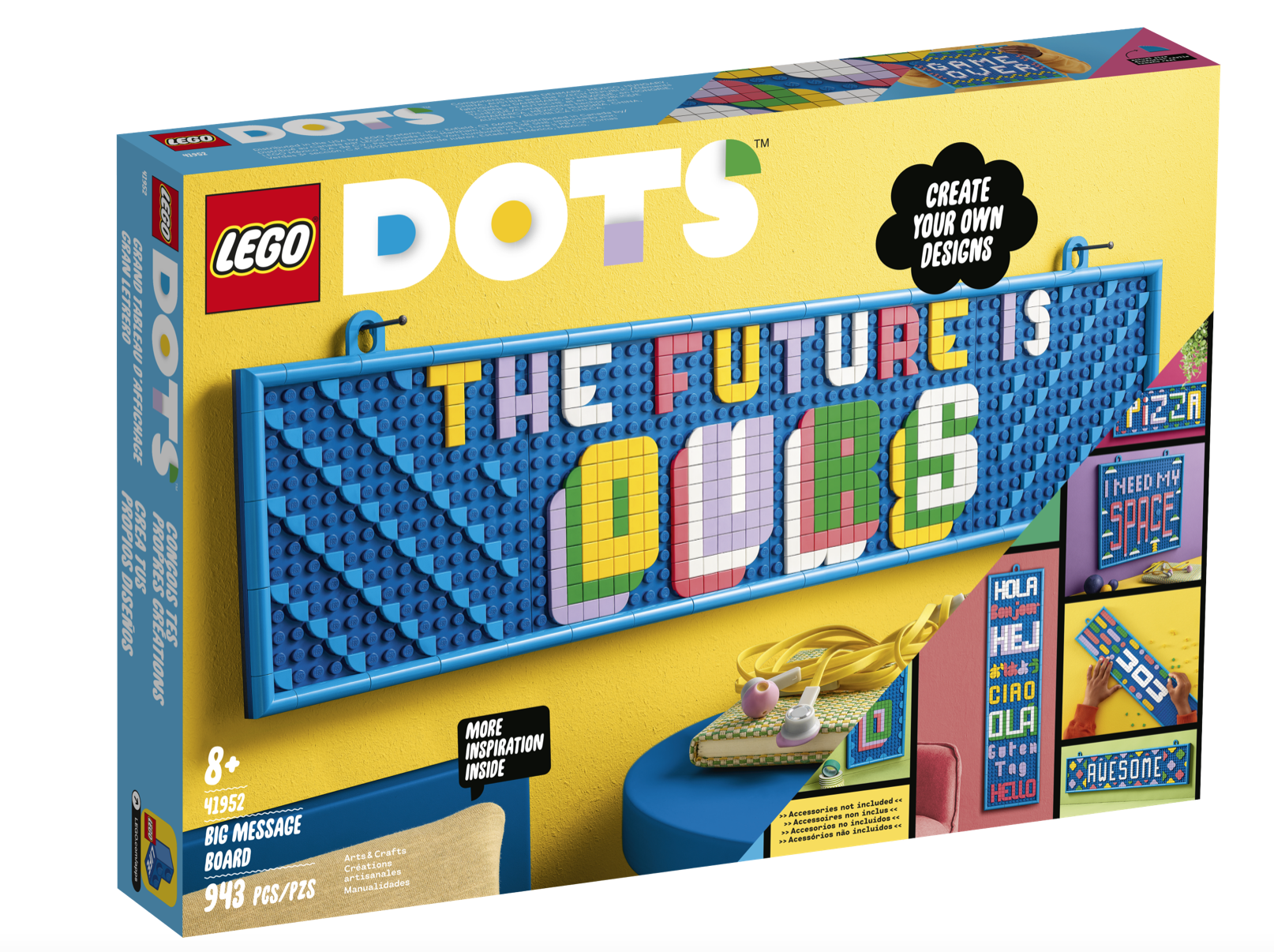 [飛米樂高積木磚賣店] LEGO 41952 DOTS-大型豆豆留言板