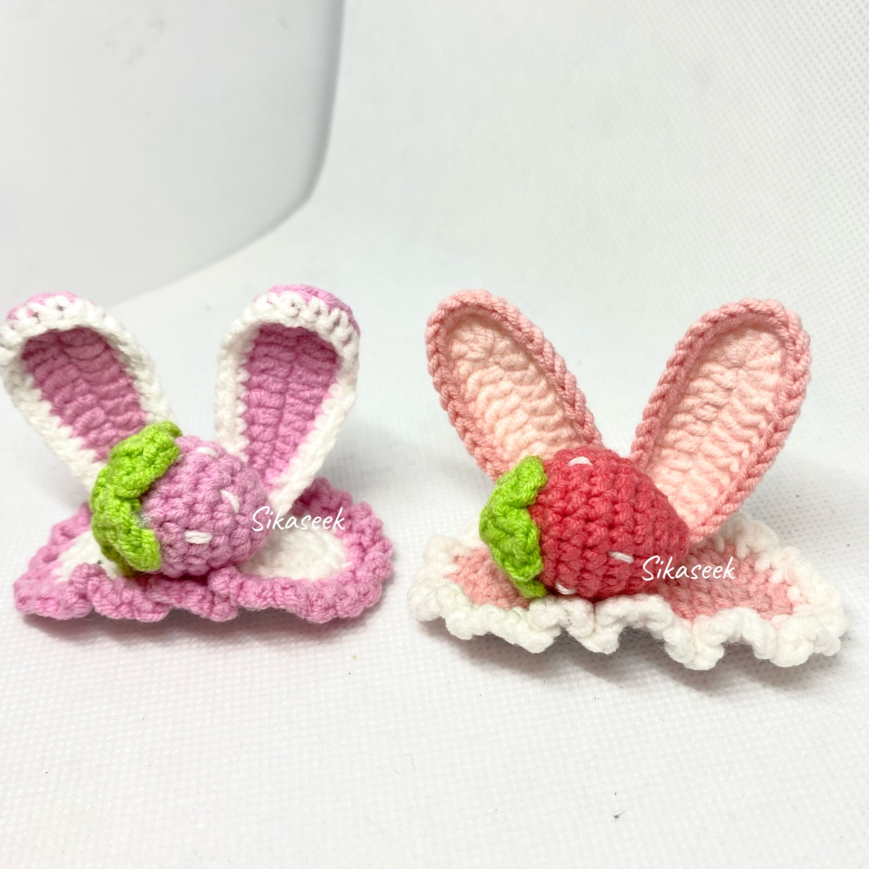 SK9253  立體兔耳朵頭夾