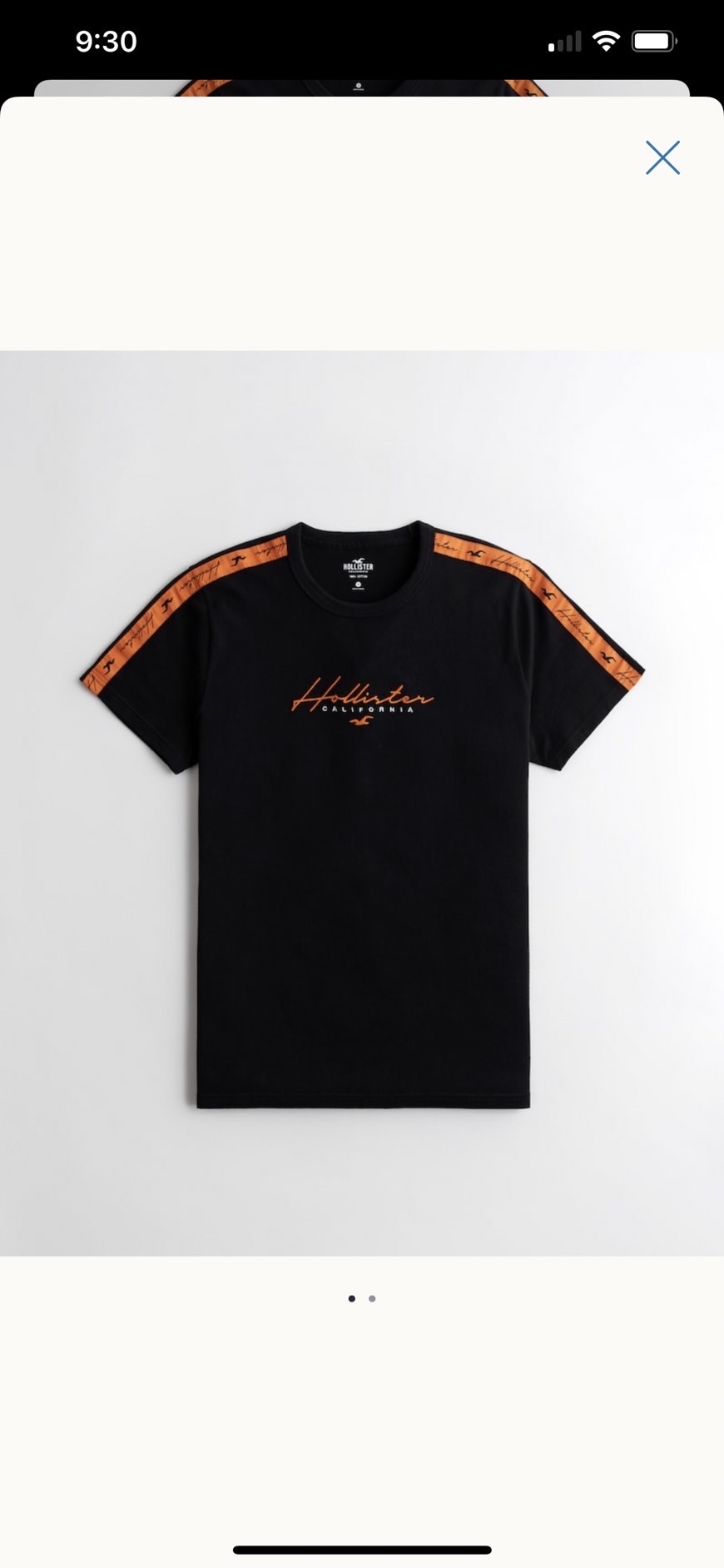 Hollister 海鷗 草寫字母 手袖串標 短袖T恤 短T