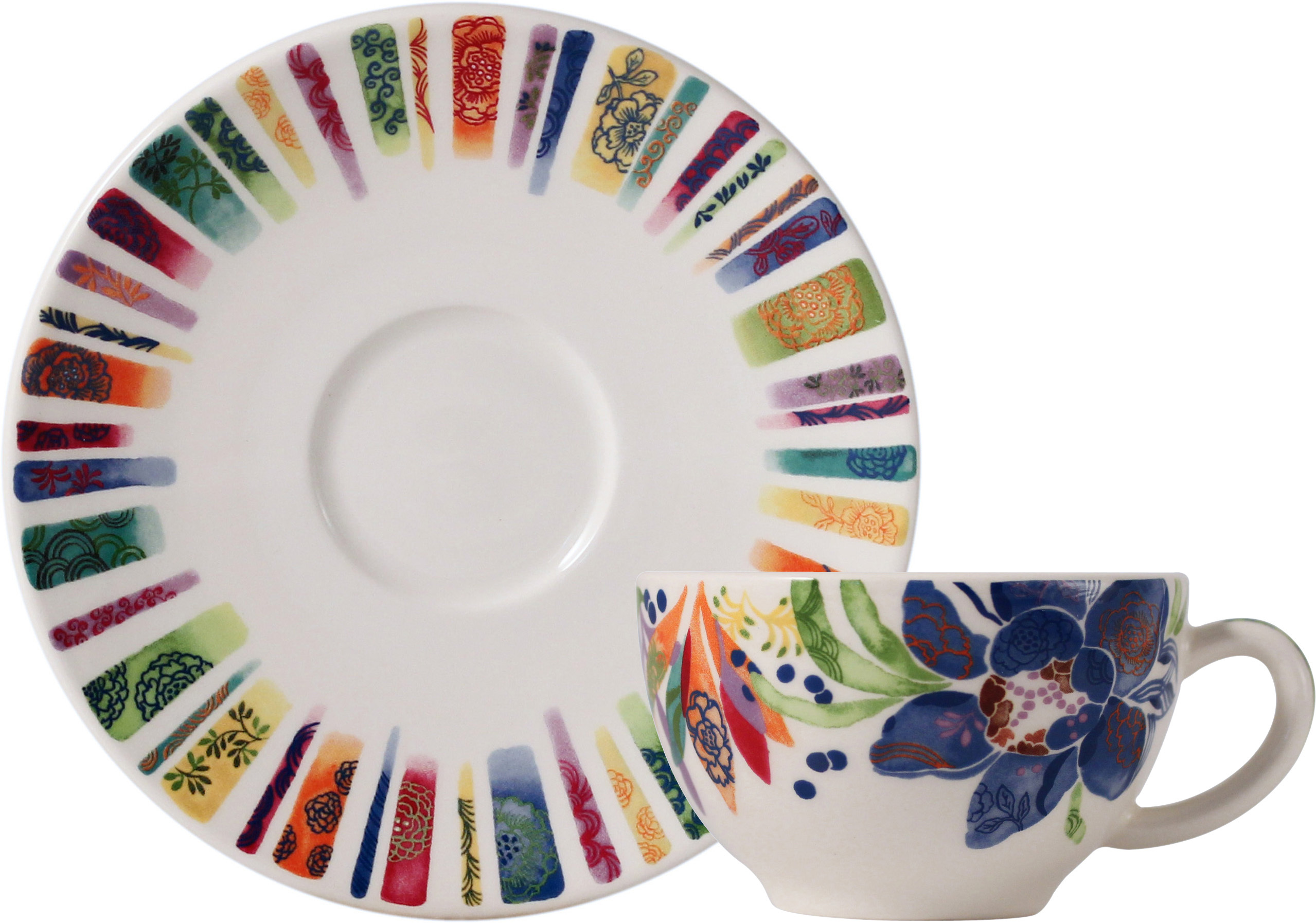 Tea Cup & Saucer (Set of 2)