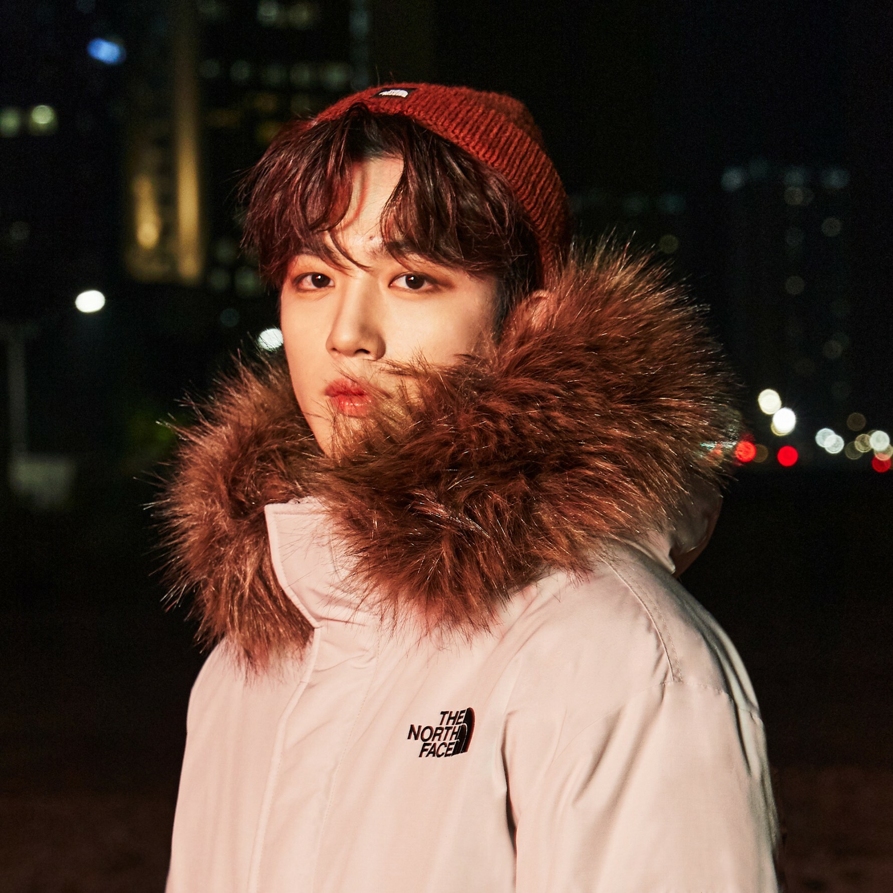 THE NORTH FACE WOOL BEANIE 咖啡色 毛帽  NE3BM51L