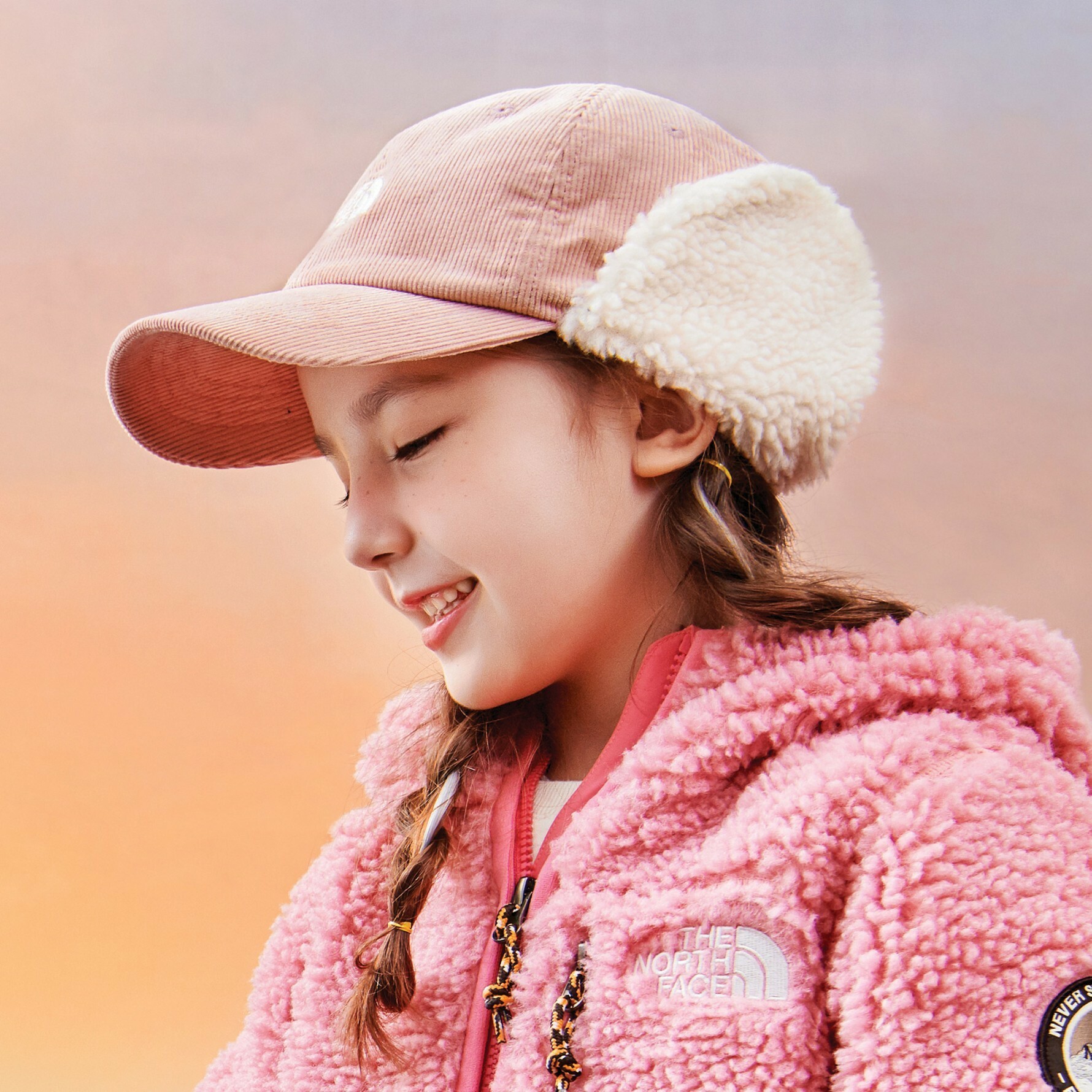 THE NORTH FACE EARMUFF CAP 孩童 保暖 燈芯絨 耳罩帽 NE3CM52