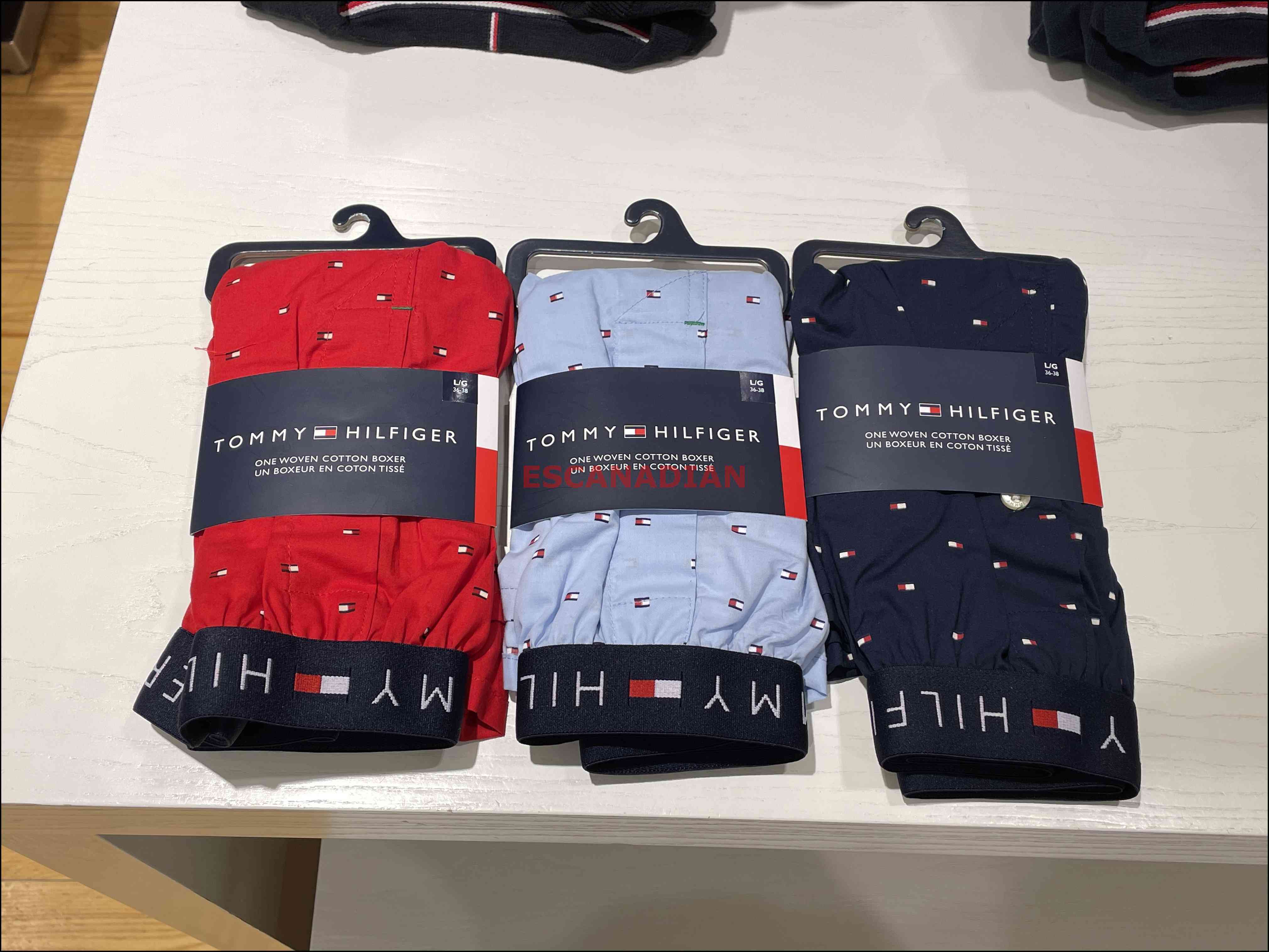 TOMMY 男大人 滿版 棉質 四角褲 (3色)