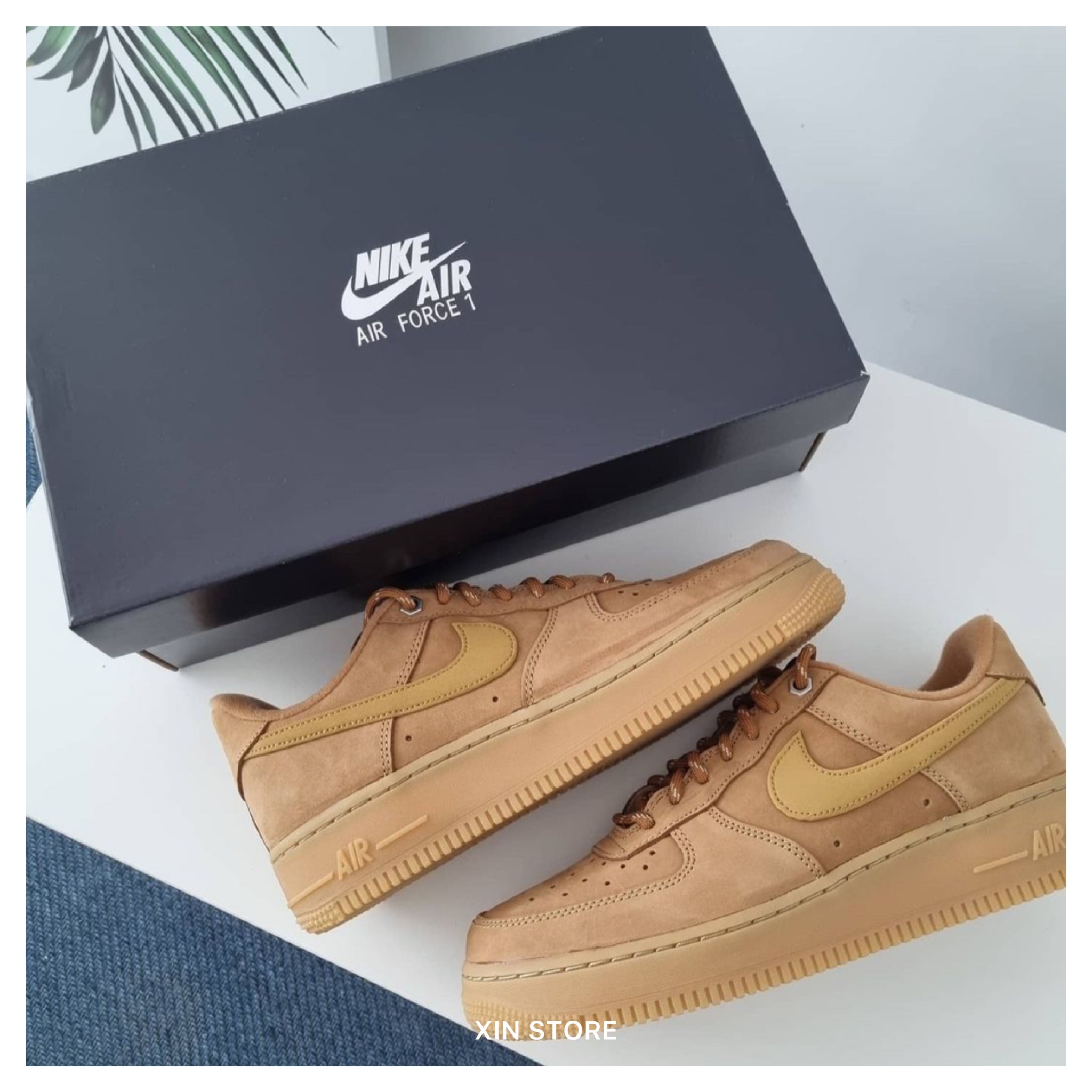 Womens air force hot sale 1 wheat