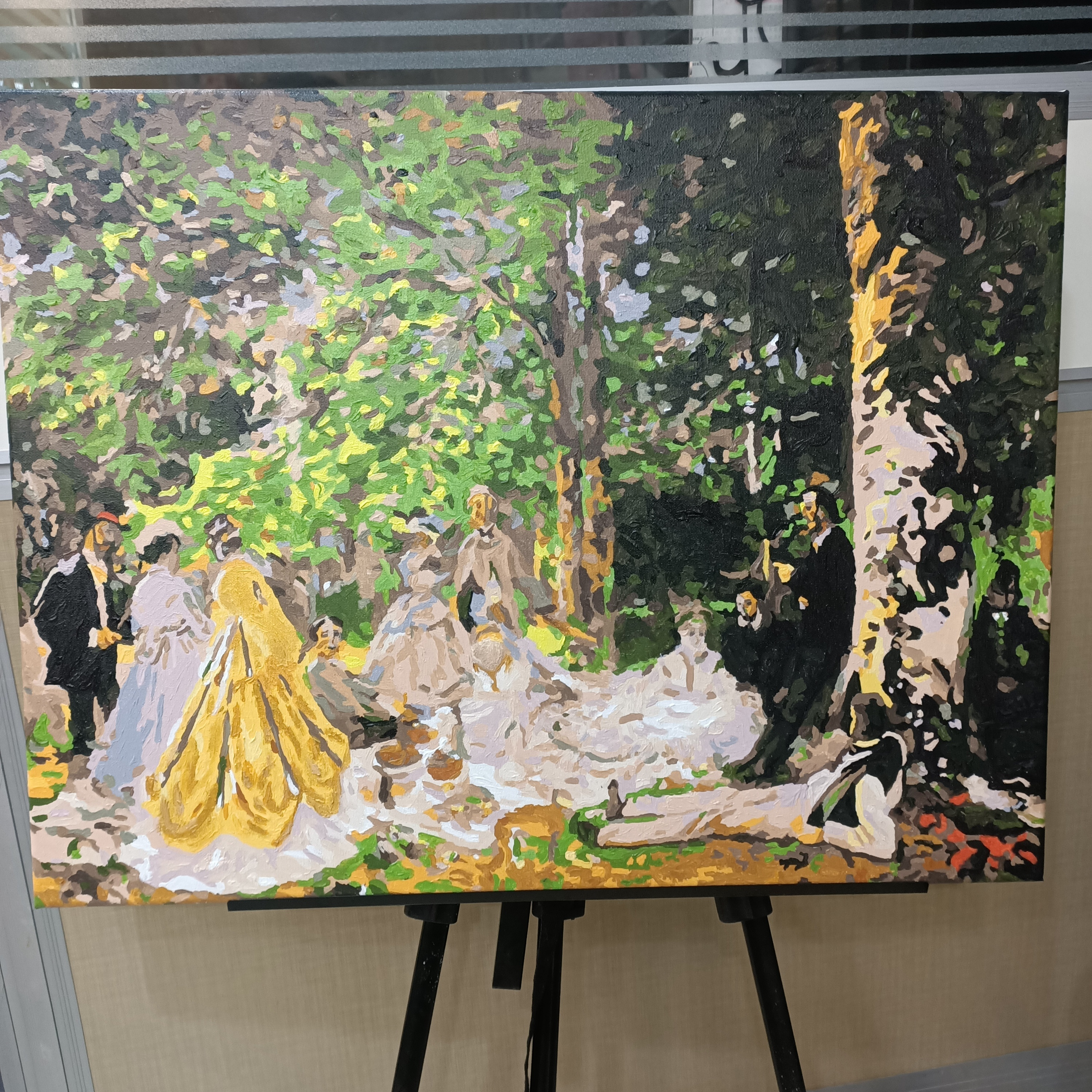 【DS004】莫內 草地上的午餐 50*65cm