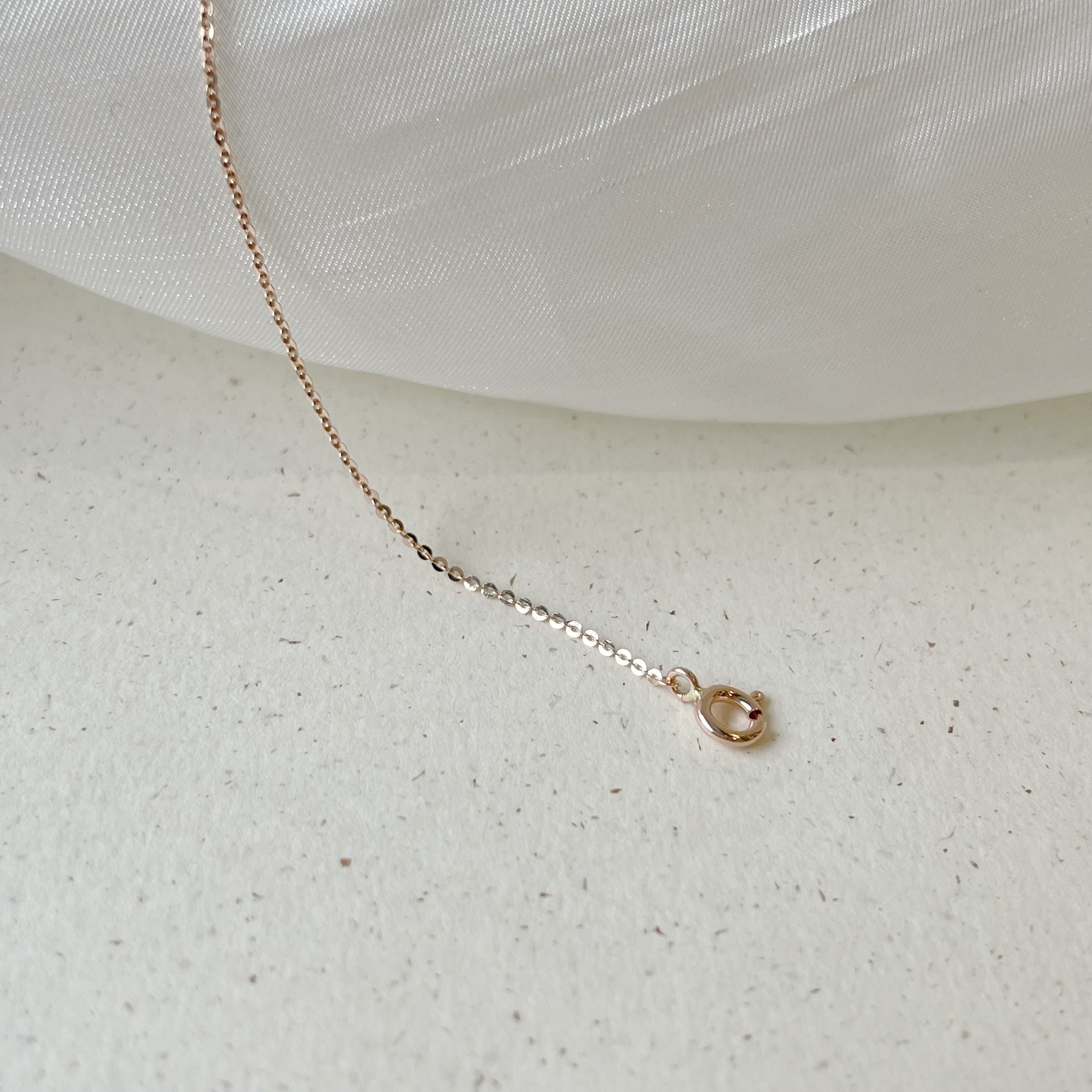 14K簡約基本素手鏈