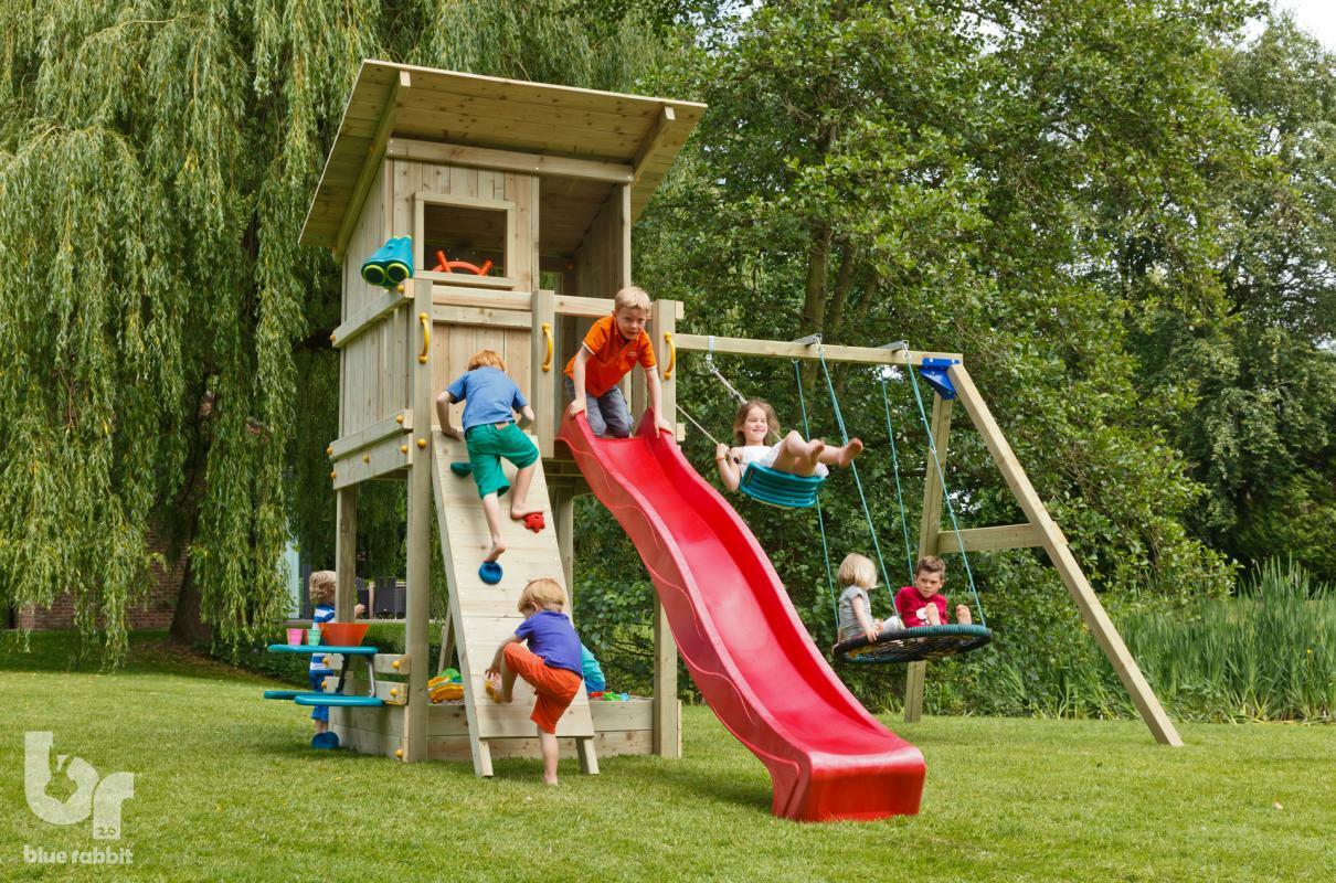 Beach Hut Swing Set