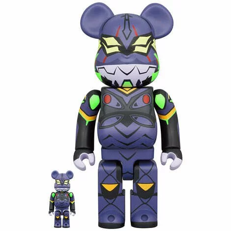 Bearbrick - Evangelion EVA Unit 13 (new paint version)  100% +400%