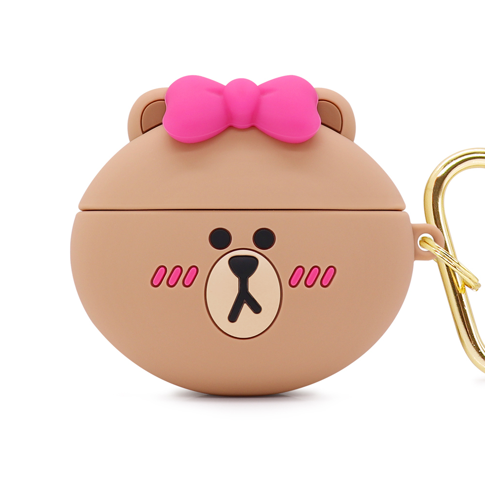 GARMMA LINE FRIENDS AirPods Pro 藍芽耳機盒保護套 熊美