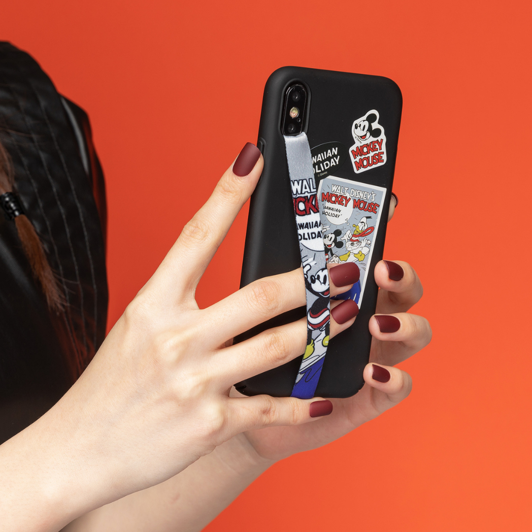 迪士尼 Disney-Highloop x 手機帶(單條裝) 附專屬卡通貼紙-米奇老鼠系列