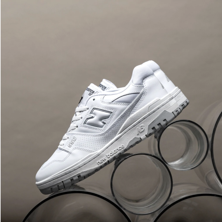 【APAIR】預購 New Balance BB550PB1 NB 550 皮革 白 全白 復古 籃球鞋