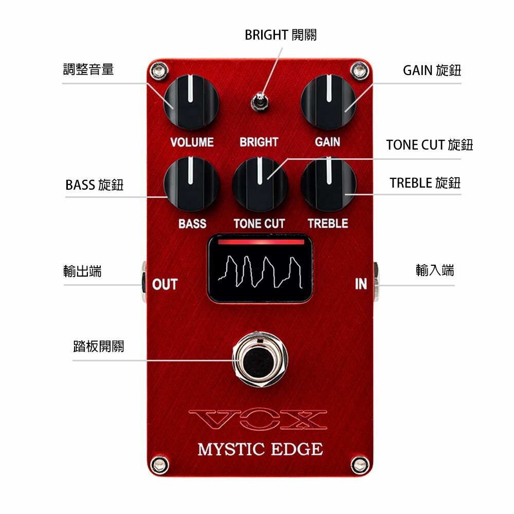 VOX VE-ME Valvenergy Mystic Edge AC-30 破音 效果器