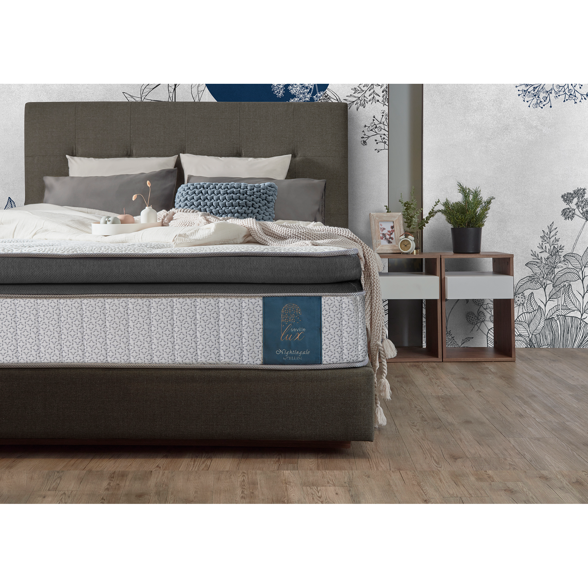 Seville Lux 黑鑽頂級簇絨床墊〔MAT-028〕【獨立筒床墊/雙人床墊/乳膠床墊推薦】