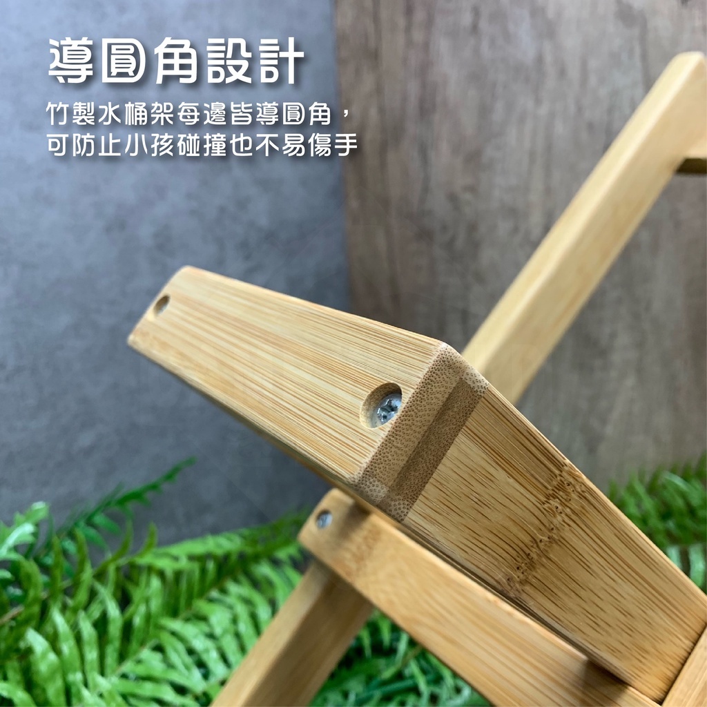 【CampWorld】逐露天下竹製水桶架(含網袋、水嘴)