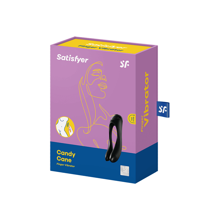 Satisfyer Candy Cane 指上共震器 黑色