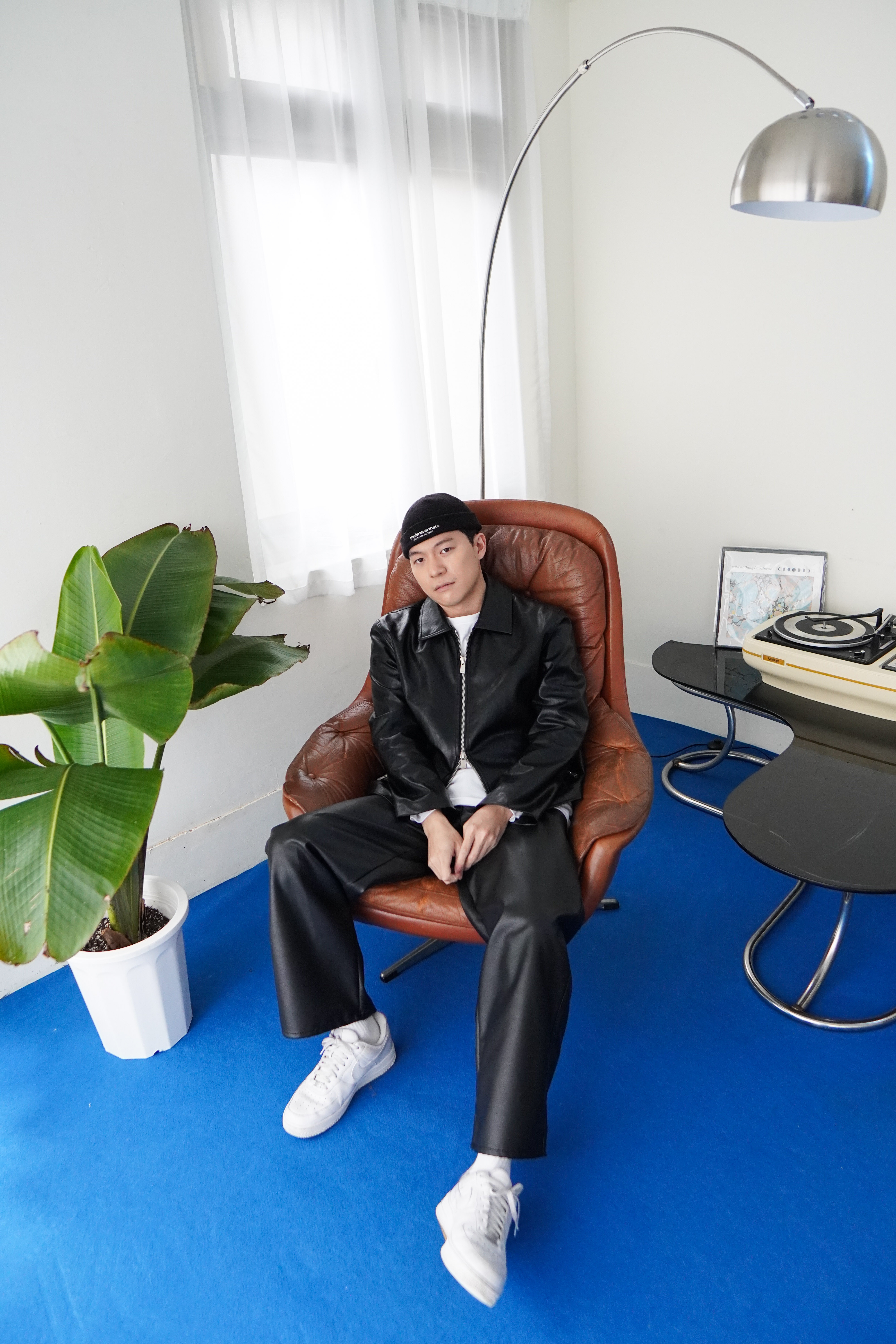 現貨｜今年必收！復古紋路感亮皮外套