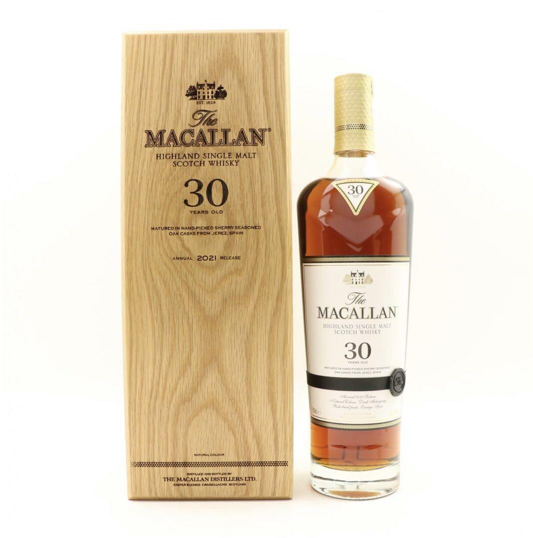 麥卡倫macallan 30 year old sherry oak 2021 release - 700ml