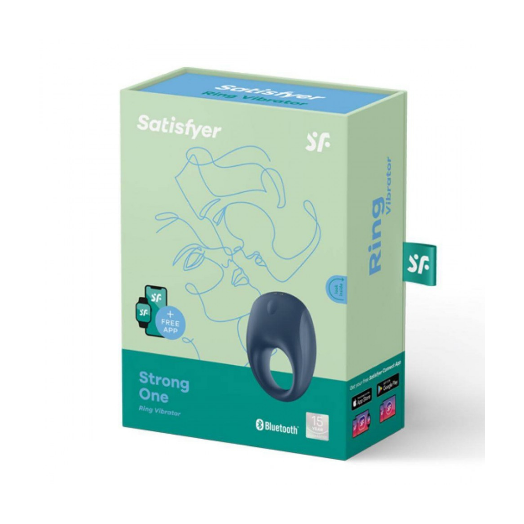 Satisfyer Strong One 震動持久環 藍色