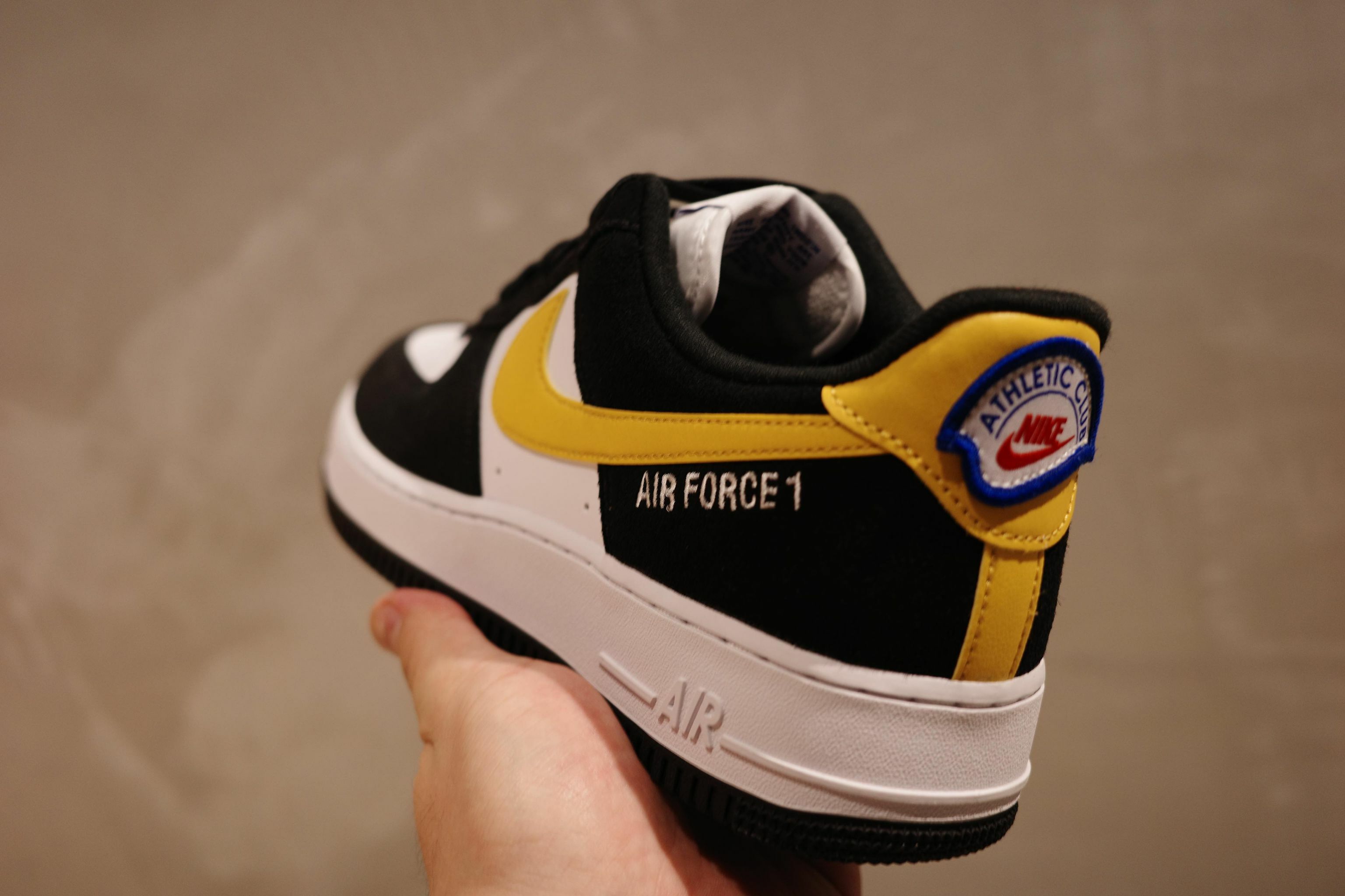 Nike Air Force Athletes Club 復古 黑黃/白橘 男段現貨