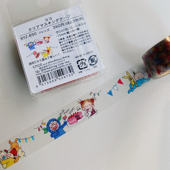 COCO醬 PET透明膠帶 COCO and Wondrous Gang |日本Greeting Life