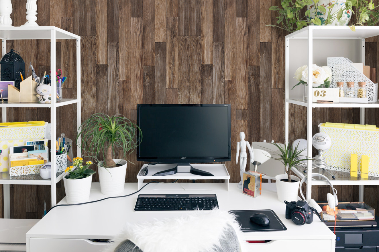 美牆壁布//布魯塞爾褐木(約1.5坪/捲)