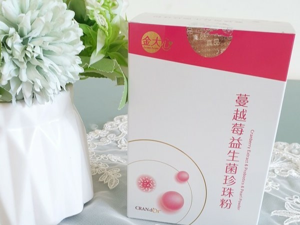 網紅推薦 金大心蔓越莓益生菌珍珠粉
