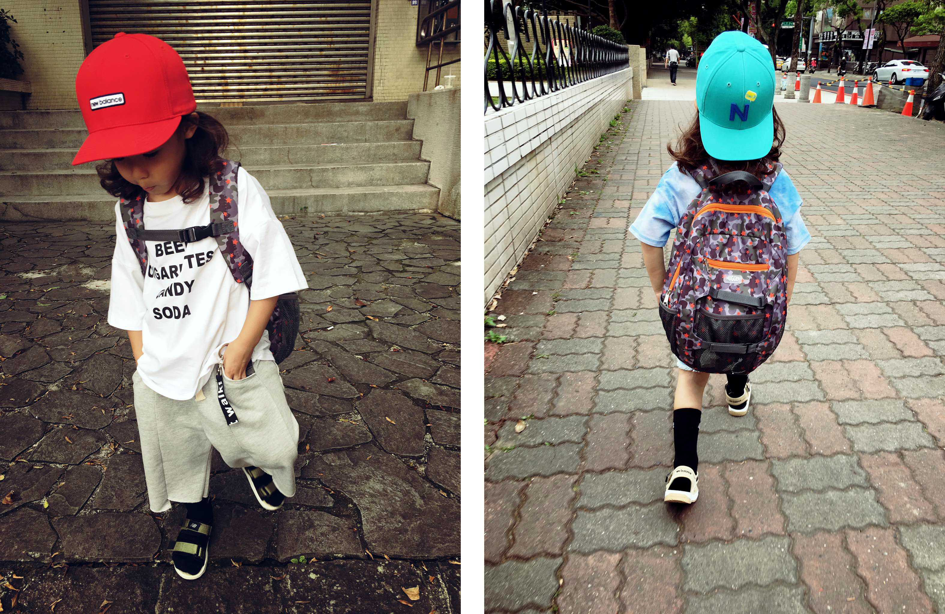 HUGGER孩童登山背包 迷彩沙漠