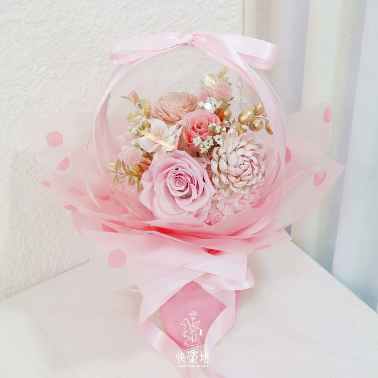 ❖全省可宅配❖ 蜜糖波波 I 永生花 ‧ 不凋花  PF220261